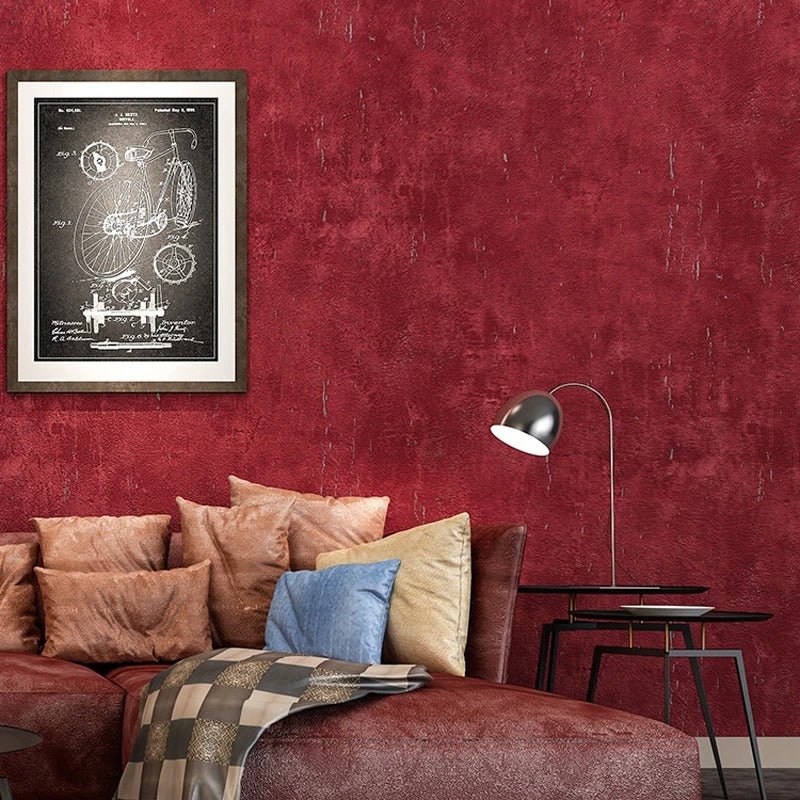 Papier peint effet beton industriel — autocollant