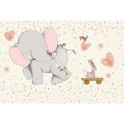 papier-peint-elephant-bebe-motif