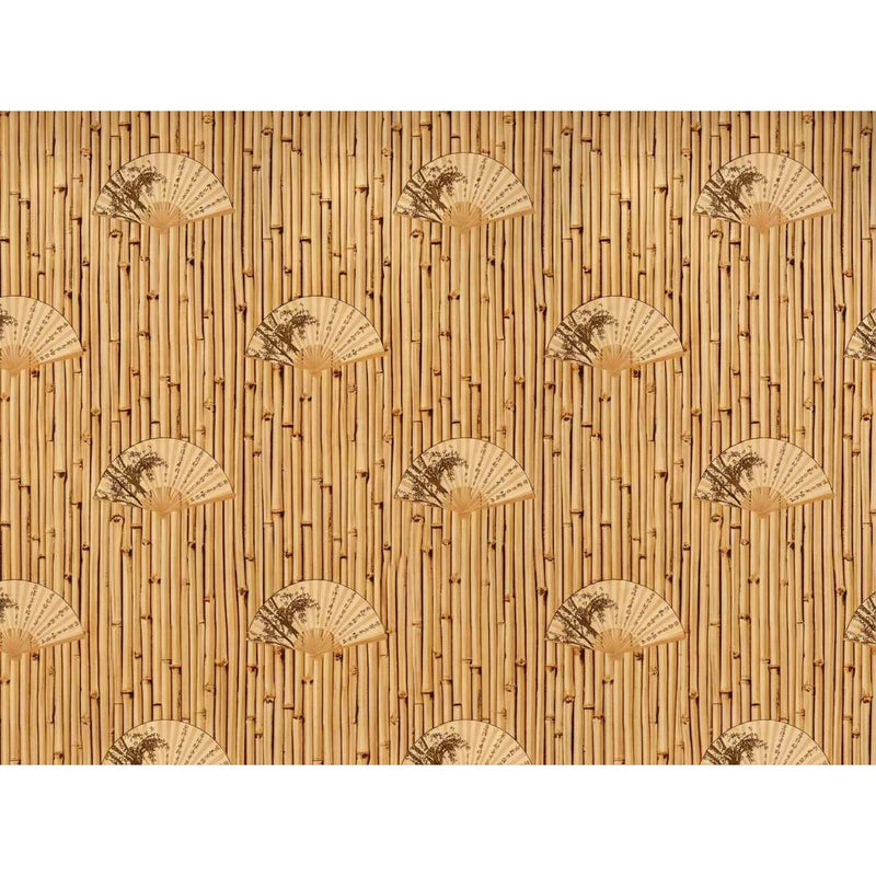 Papier Peint Eventail Japonais — autocollant