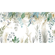 papier-peint-feuillage-et-oiseaux-motif