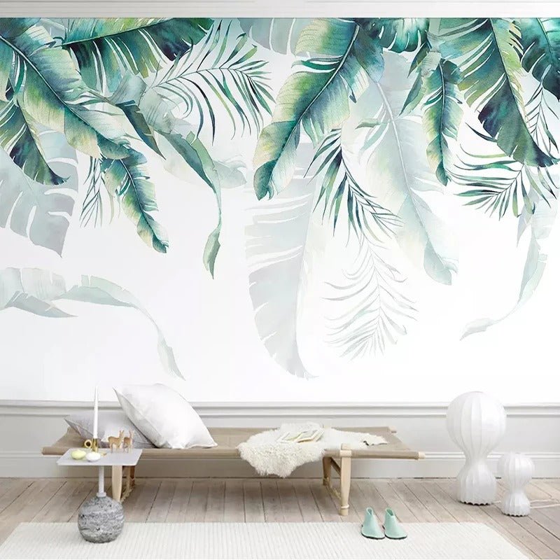 Papier peint feuille de palmier - Papierpeint-panoramique.fr