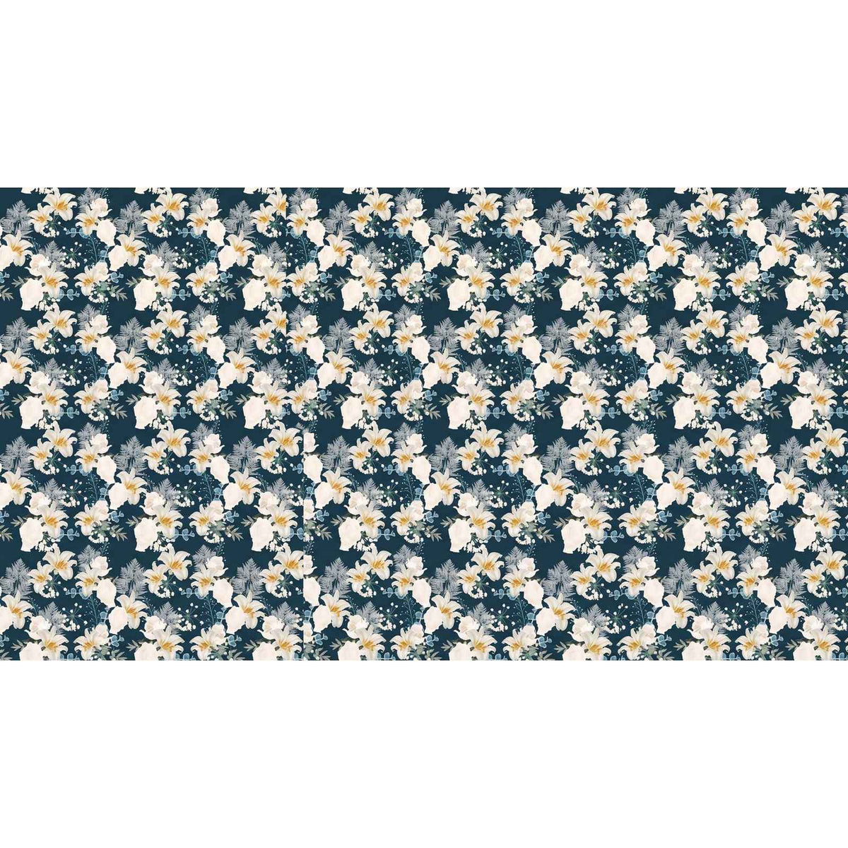 Papier peint fleur de lys - motif