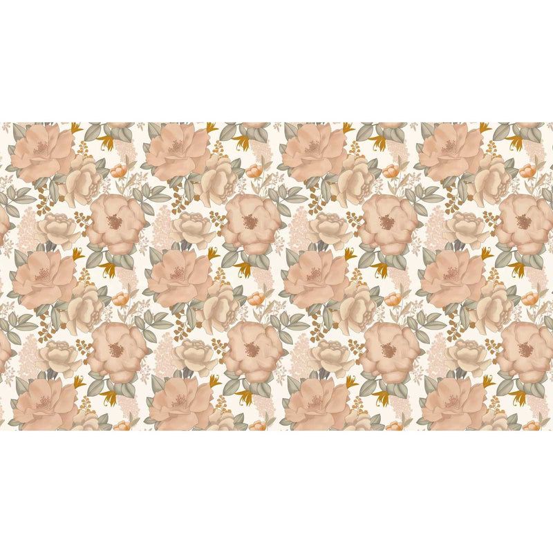 Papier peint fleur geante — autocollant