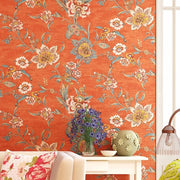 Papier peint fleur orange - Papierpeint-panoramique.fr