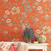 Papier peint fleur orange - Papierpeint-panoramique.fr