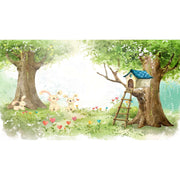 papier-peint-foret-bebe-motif