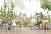 Papier peint foret chambre bebe - Papierpeint-panoramique.fr
