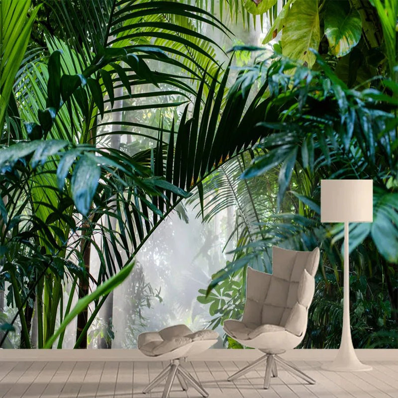 Papier Peint Foret Jungle — intissé mat premium