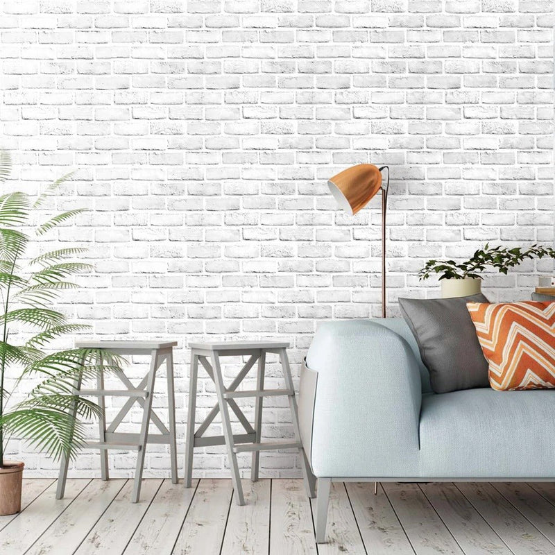 Papier peint industriel blanc — autocollant