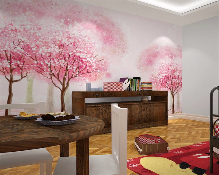 Papier Peint Japonais Rose - Papierpeint-panoramique.fr
