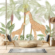 Papier peint jungle girafe - Papierpeint-panoramique.fr