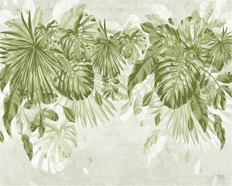 Papier peint jungle moderne — autocollant