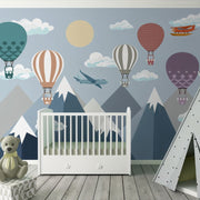 Papier peint montagne chambre bebe - Papierpeint - panoramique.fr