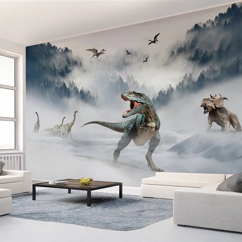 Papier Peint Motif Dinosaure — autocollant