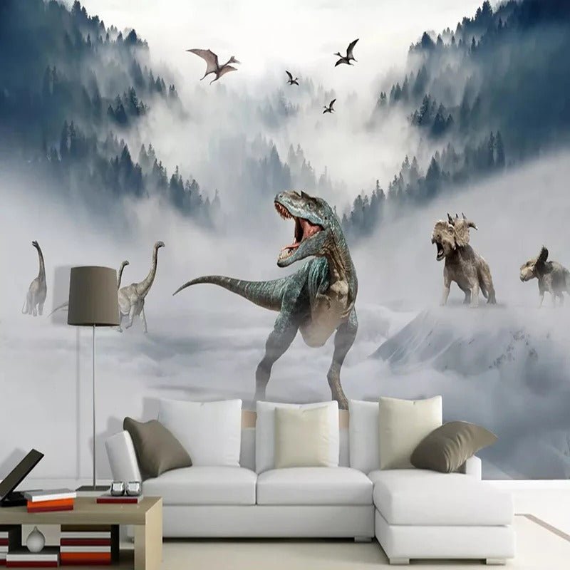 Papier Peint Motif Dinosaure - motif