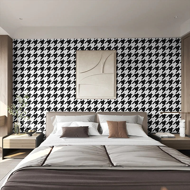 Papier peint motif tete de lit — autocollant
