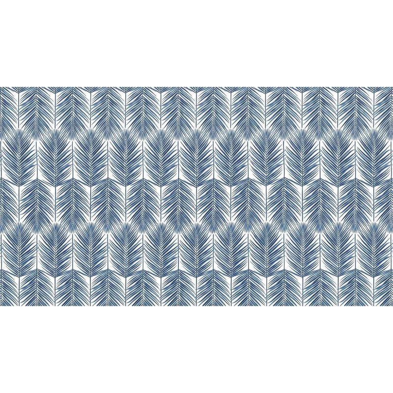 Papier peint palmier bleu — autocollant
