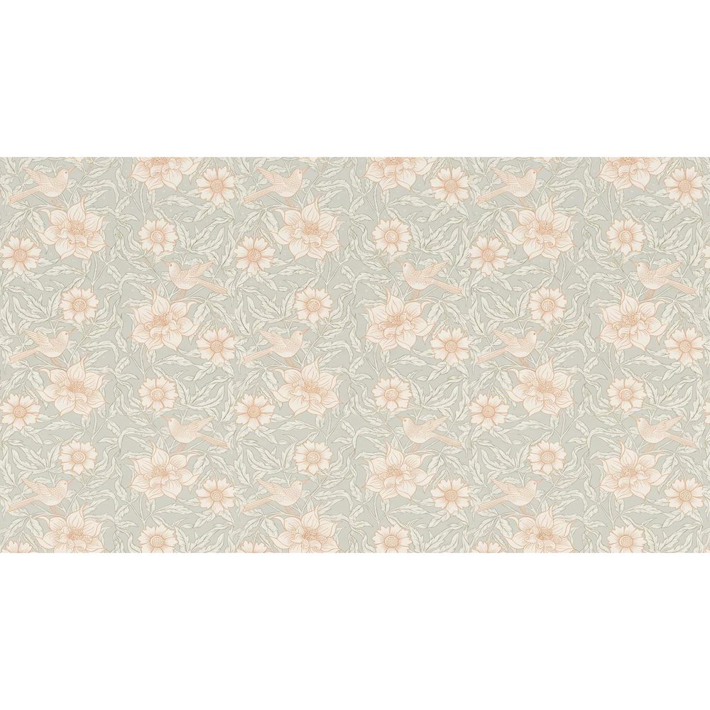 Papier peint tapisserie arabesque florale vintage - motif