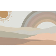 Papier peint tapisserie arc-en-ciel dégradé terracotta - Papierpeint - panoramique.fr