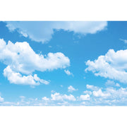 Papier peint tapisserie ciel et nuages blancs - Papierpeint - panoramique.fr