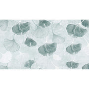 Papier peint tapisserie feuilles de ginkgo raffinées - Papierpeint - panoramique.fr