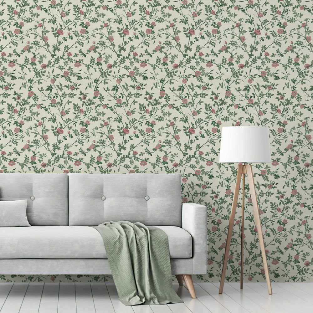 Papier peint tapisserie fleuri liberty romantique - Papierpeint - panoramique.fr