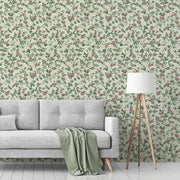 Papier peint tapisserie fleuri liberty romantique - Papierpeint - panoramique.fr