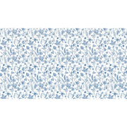 Papier peint tapisserie fleuri vintage bleu - Papierpeint - panoramique.fr