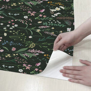 Papier peint tapisserie fleuri vintage chambre fille - Papierpeint - panoramique.fr