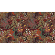 Papier peint tapisserie fleurs rouges vintage - Papierpeint - panoramique.fr