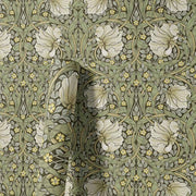 Papier peint tapisserie floral vintage vert sauge - Papierpeint - panoramique.fr