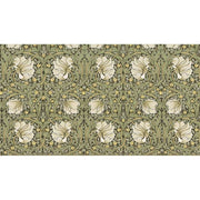 Papier peint tapisserie floral vintage vert sauge - Papierpeint - panoramique.fr