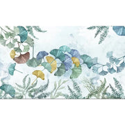 Papier peint tapisserie ginkgo intissé effet relief - Papierpeint - panoramique.fr