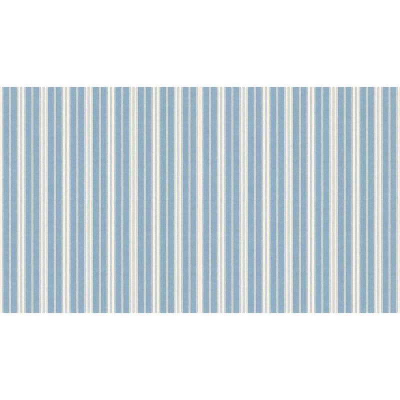 Papier peint tapisserie larges rayures bleu et blanc — autocollant