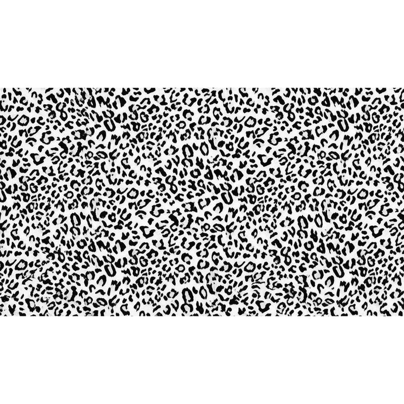 Papier peint tapisserie léopard gris sobre — autocollant