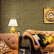 Papier peint tapisserie léopard jaune audacieux - Papierpeint - panoramique.fr