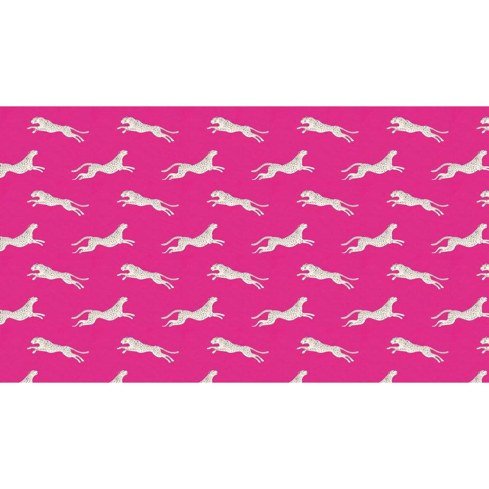 Papier peint tapisserie léopard violet pop - motif