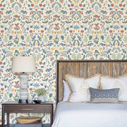 Papier peint tapisserie liberty fleuri pour chambre - Papierpeint - panoramique.fr