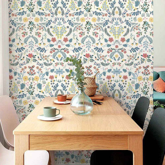 Papier peint tapisserie liberty fleuri pour chambre - Papierpeint - panoramique.fr