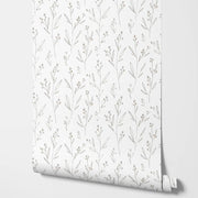 Papier peint tapisserie liberty noir et blanc - Papierpeint - panoramique.fr