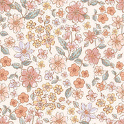 Papier peint tapisserie liberty rose et taupe - Papierpeint - panoramique.fr