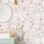 Papier peint tapisserie liberty pour WC et petits espaces - Papierpeint - panoramique.fr