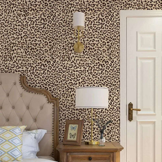 Papier peint tapisserie motif léopard animalier - Papierpeint - panoramique.fr