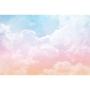Papier peint tapisserie nuages roses poétiques - Papierpeint - panoramique.fr
