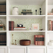 Papier peint tapisserie panoramique vert sauge - Papierpeint - panoramique.fr