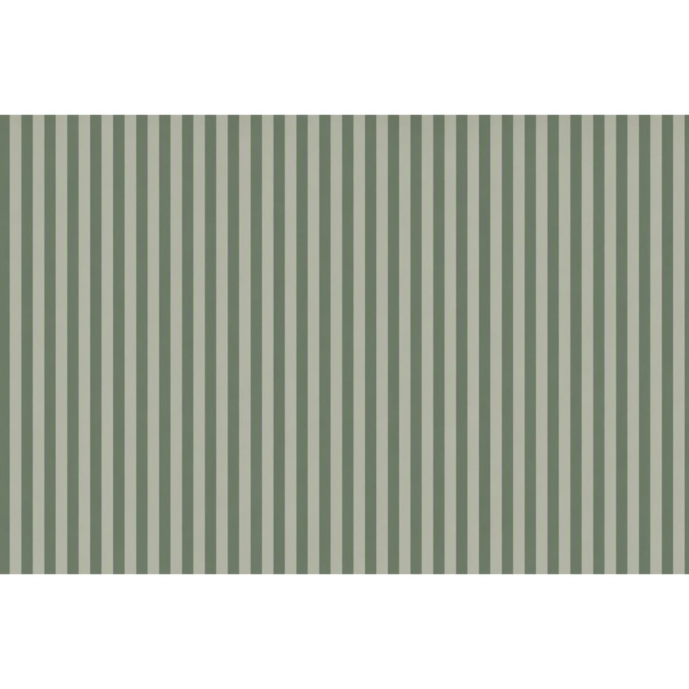 Papier peint tapisserie rayé vert foncé - motif