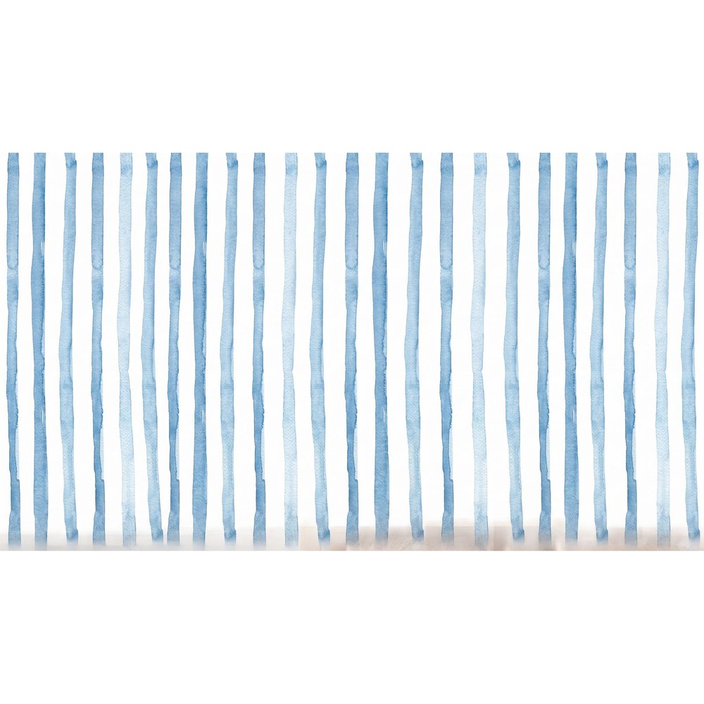 Papier peint tapisserie rayures aquarelle chambre enfant - motif