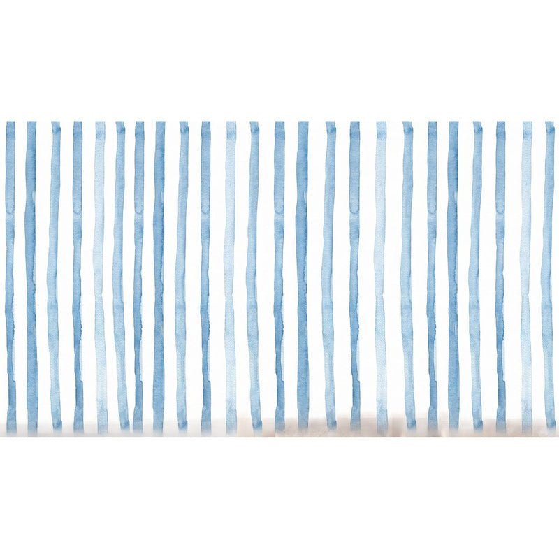 Papier peint tapisserie rayures aquarelle chambre enfant — autocollant