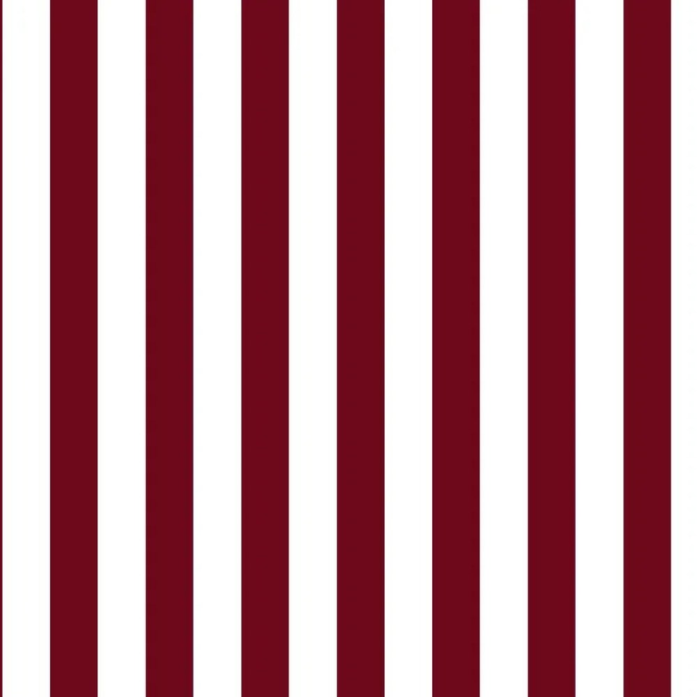 Papier peint tapisserie rayures bordeaux et blanc - motif