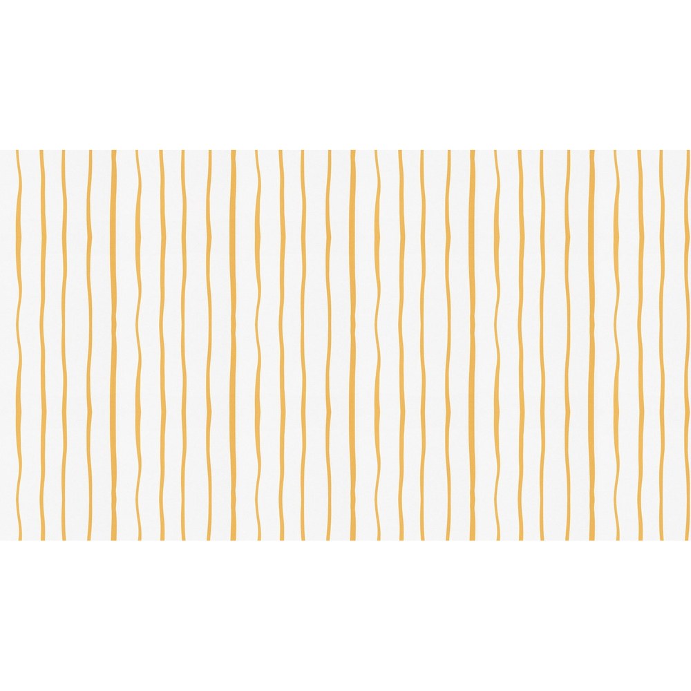 Papier peint tapisserie rayures fines moutarde - motif
